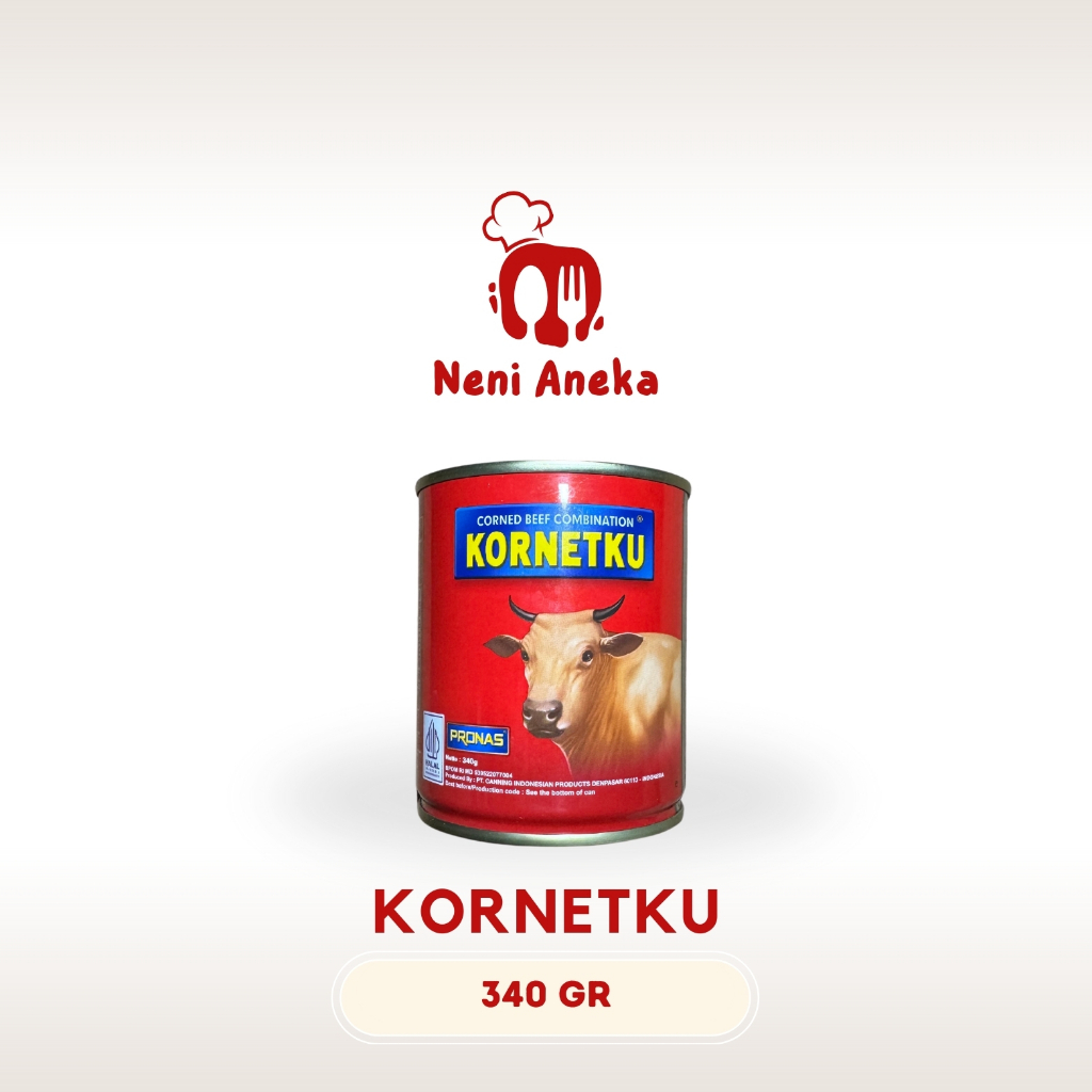 

Pronas KORNETKU Corned Beef Kornet Daging Sapi - 340gr