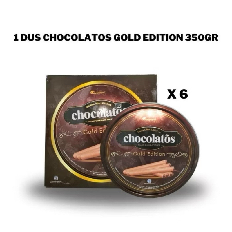 

Gery Chocolatos Gold Edition Wafer Roll 350gr