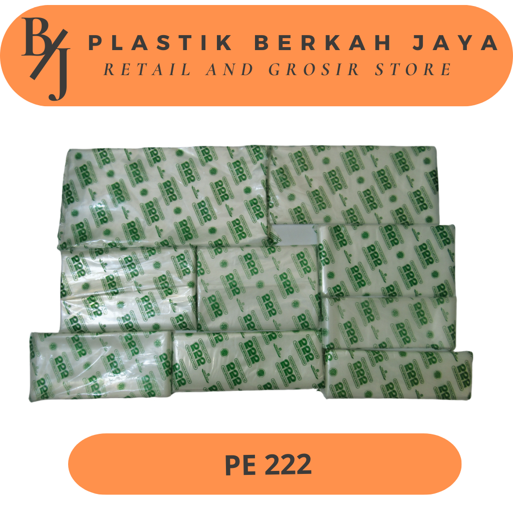 Plastik murah / PE 222 / Plastik kiloan / Plastik 1Kg / Plastik 1/2kg / Plastik 1/4kg / plastik 2kg