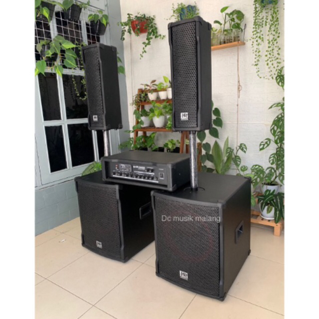 Paket Sound Speaker home theater karaoke KR 500 kr 600 horeg glerr karnaval balap subwoofer colum su