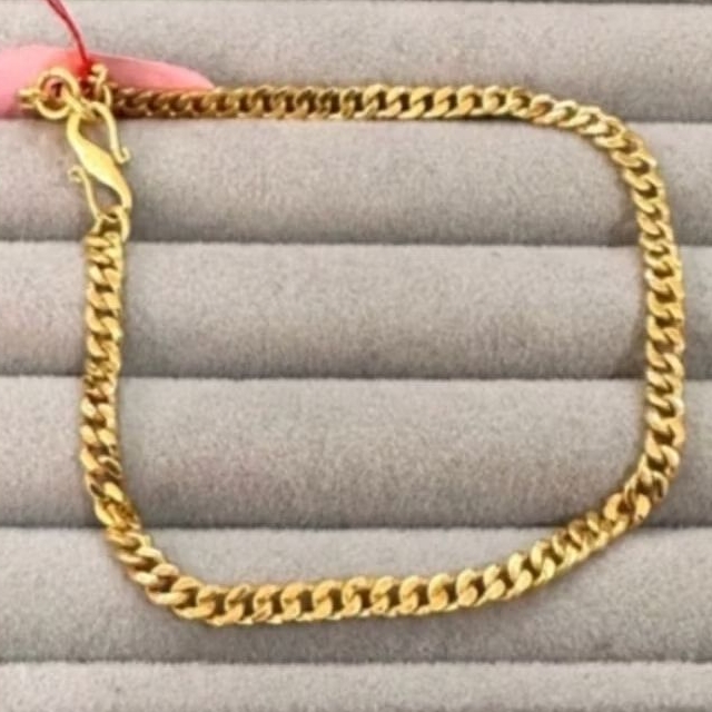 Gelang Emas Rantai Polos 24K