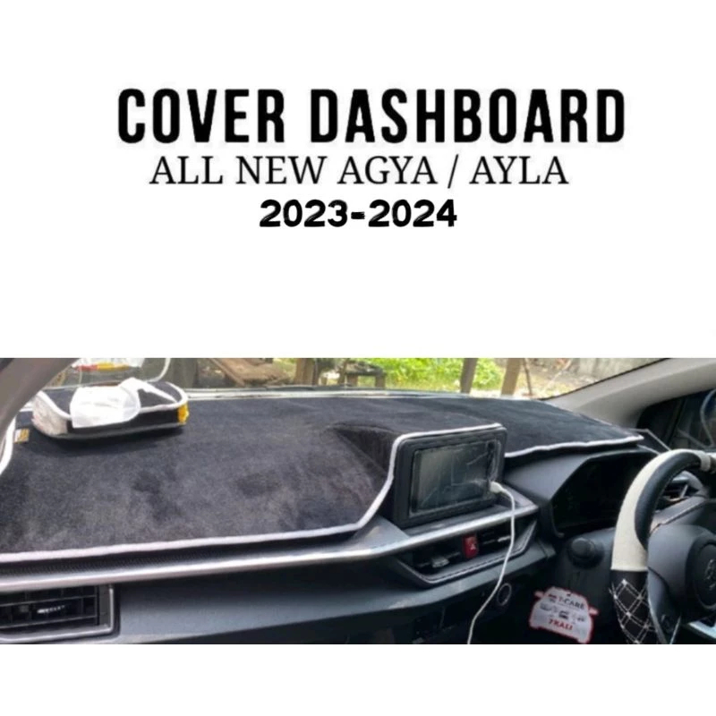 Aksesoris Cover Dashboard Untuk Mobil New Agya Dan Ayla 2023-2025