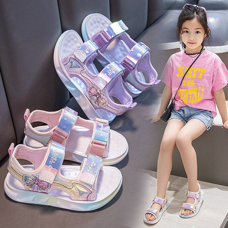 KBX - Sepatu Sendal Anak Perempuan Angel Rainbow Colour /Premium Girls' Sandals