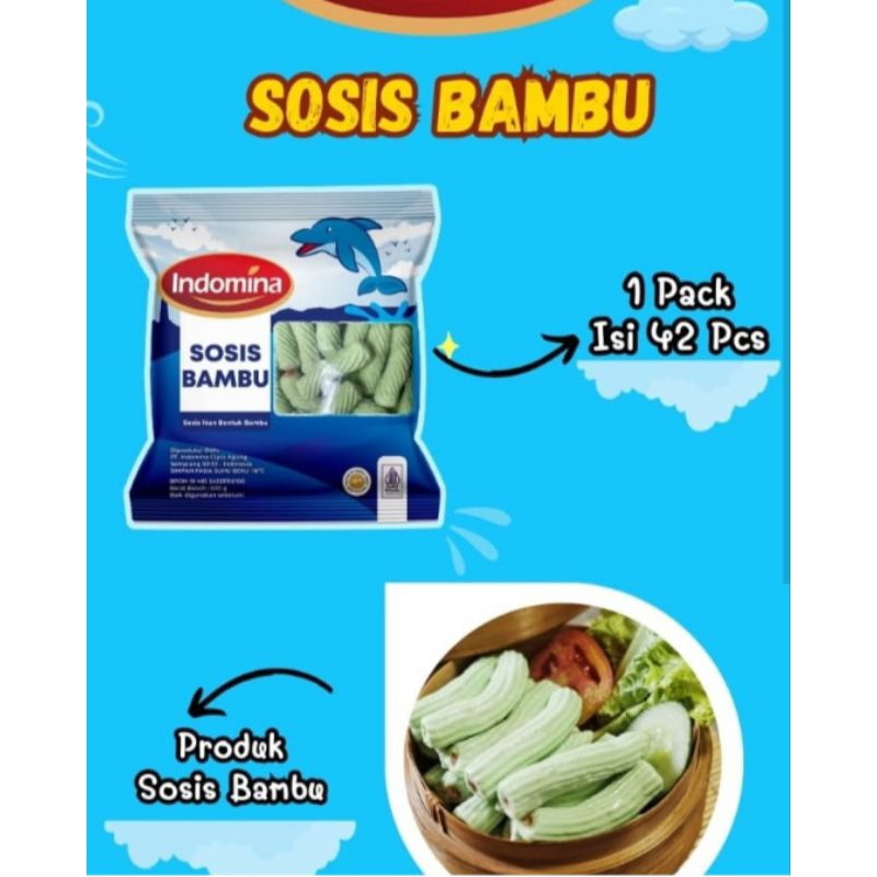 

Indomina Sosis Bambu 500gr