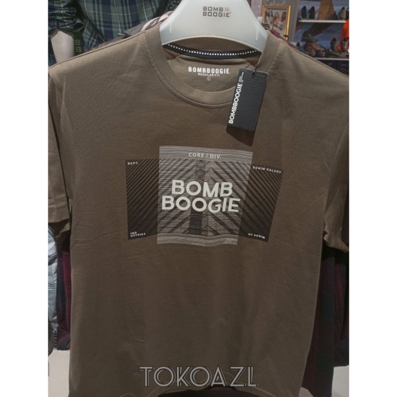 Kaos Bombboogie Original D23BW Size M/L/XL