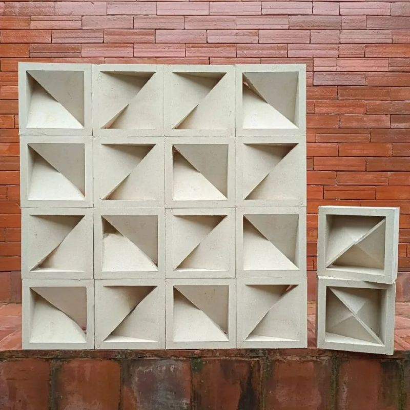 ROSTER BETON/LOSTER MINIMALALIS MOTIF ANYAM 2MUKA.