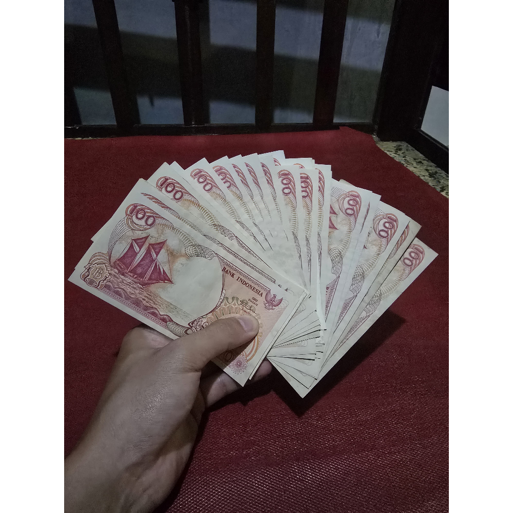 Uang Kertas Rp100 Perahu Tahun 1992