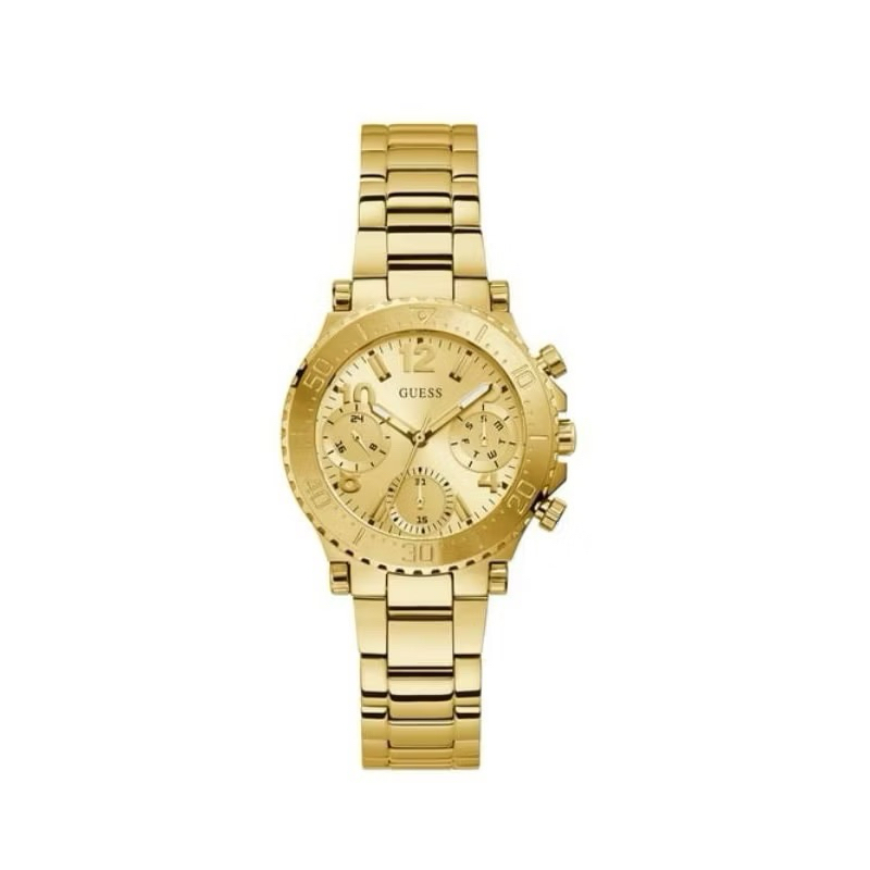 GUESS GW0465L1 COSMIC Jam Tangan Wanita Analog Gold Original Garansi