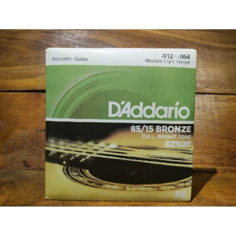 Senar/Tali Gitar D'Addario 85/15 Bronze EZ920