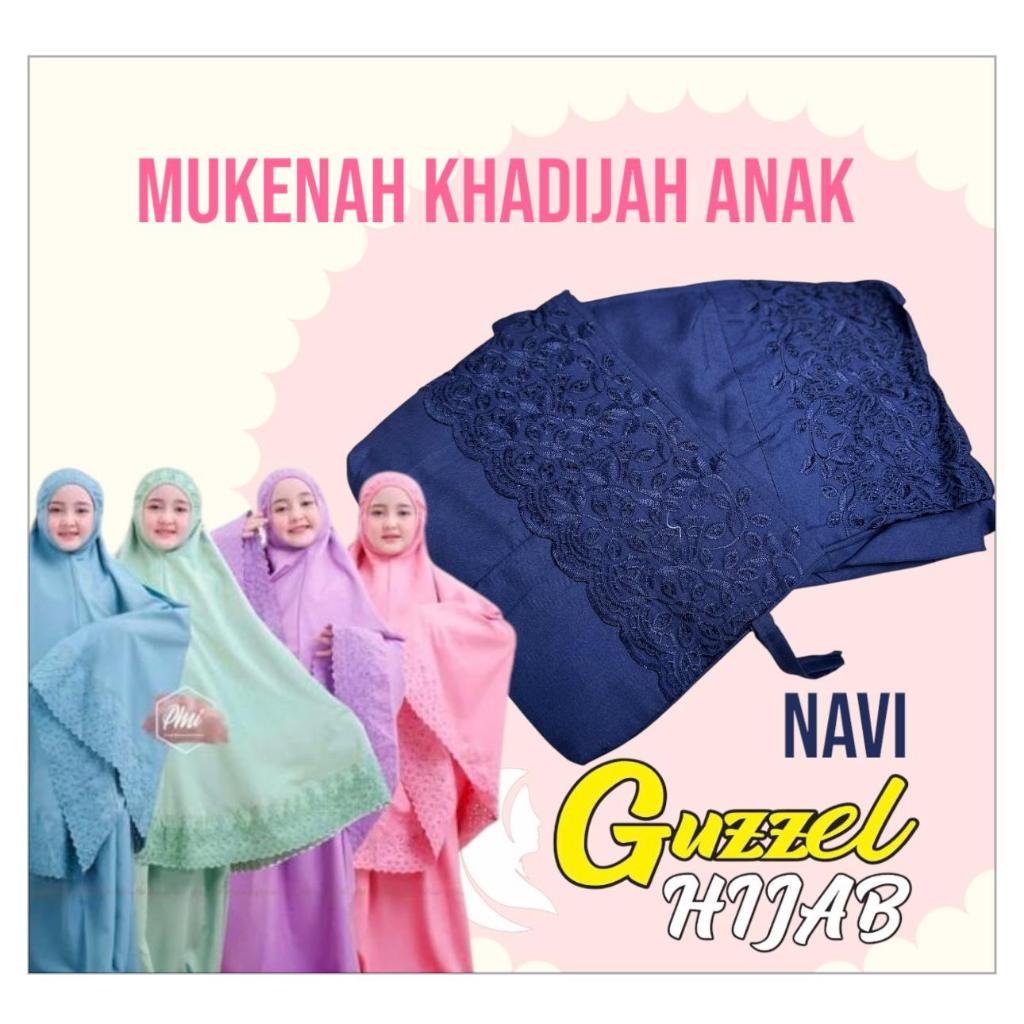 mukenah anak polos bordir