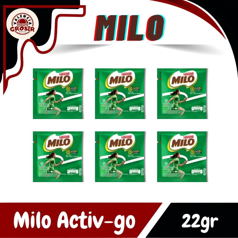 

MILO ACTIV-GO 22gr SICH / MILO RENTENG 22GR/MINUMAN COKLAT / SUSU COKLAT