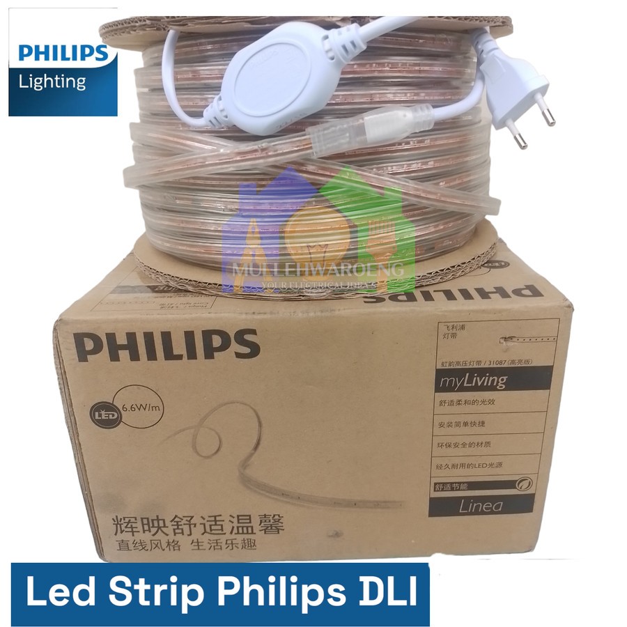 Lampu Strip Led Phillips Lampu Selang Dli 31087 Hv Led Tape Ecer 1 Meter