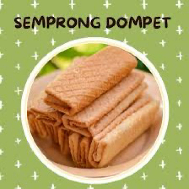 

KUE SEMPRONG DOMPET WIJEN 125gr / 250gr / 500gr / 1 Kg Semprong Lipat Rasa Wijen