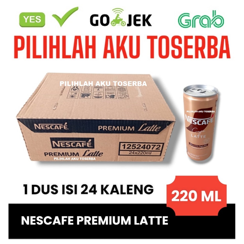 

Kopi Nescafe Kaleng PREMIUM LATTE 220 ml - ( HARGA 1 DUS isi 24)