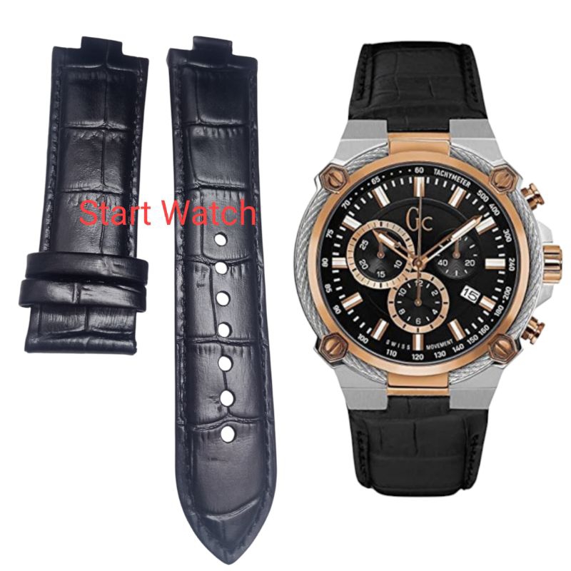 Tali Jam Tangan GC Guess Collection Y24005 Y24005G2 Leather Strap Jam Tangan Guess Collection