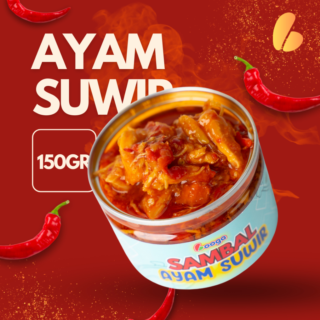 

Sambal Ayam Suwir Pedas | Makanan Siap Saji | Lauk Instan Anak Kos