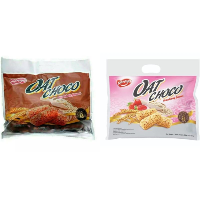 

NARAYA OAT CHOCO 1 bag/kantong 400gr, Strawberry/Cocholate