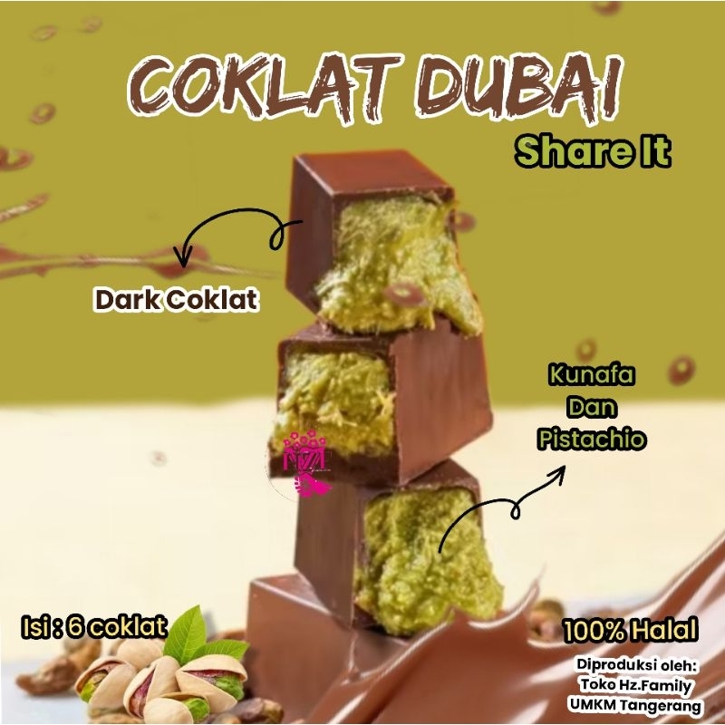 

Cokelat Dubai share it termurah terlaris terenak