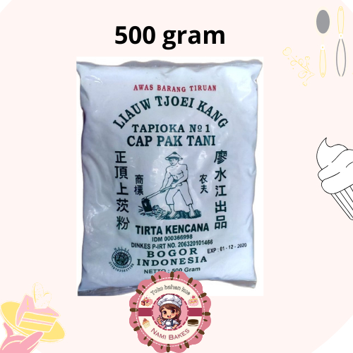 

Tepung Tapioka Cap Pak Tani 500gr Kanji Liauw Tjoei Kang