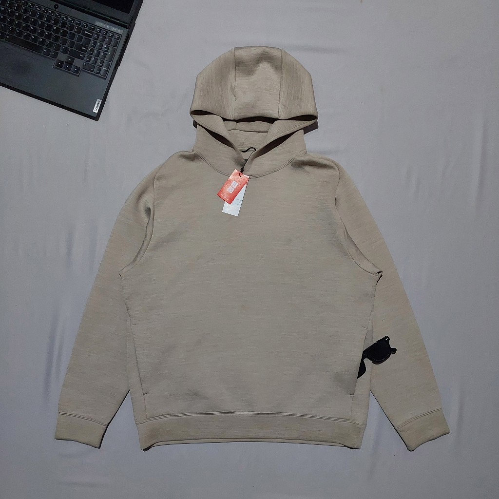 Ready M XL Pullover Uniqlo Sweat Dry Hoodie Original - Cream