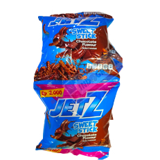 

JETZ SNACK SWEET STICK CHOCOLATE PACK 18GRAM RENCENG (ISI 10)