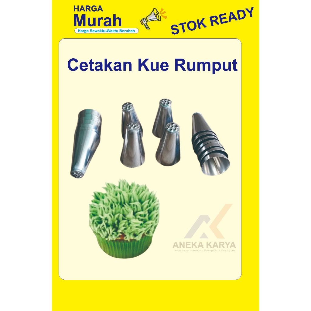 cetakan kue rumput laut /spuit dekorasi rumput laut / alat dekorasi kue rumput laut
