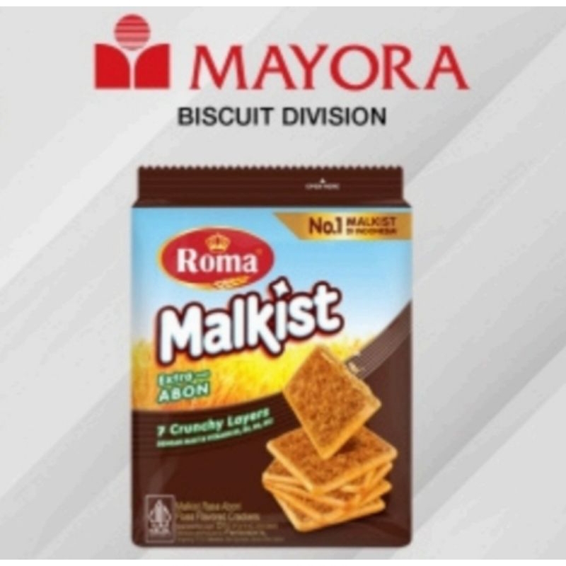 

Biskuit Roma Malkist Extra Abon 224gr 105gr