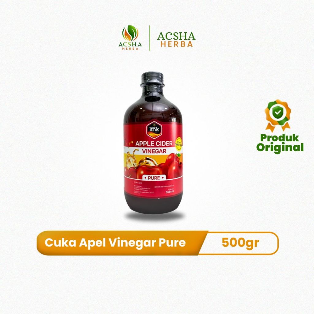 

LINK - Apple Cider Cuka Apel Vinegar Pure - 500 Ml