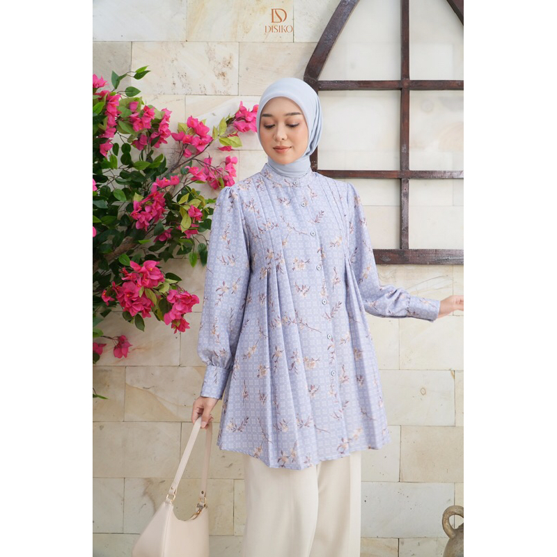 TUNIK MAROCO POLKADOT POP KRINGKEL KOMBINASI RENDA BY DISIKO ORI