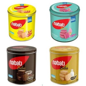 

Wafer Nabati Bites Kaleng 300gr Coklat/Keju/Vanilla