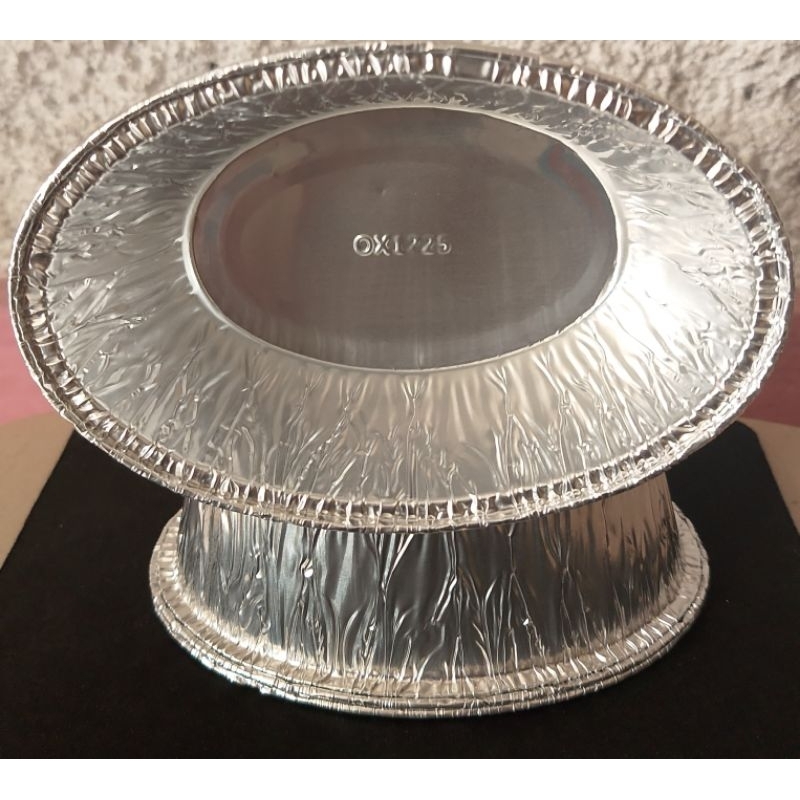 Aluminium Foil Cup Oval OX1225 + Tutup Mica