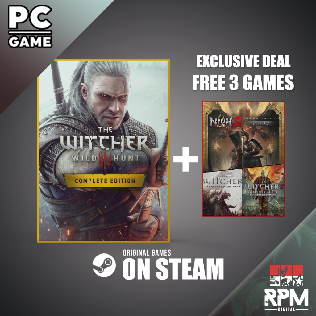The Witcher 3 Wild Hunt - Complete Edition - PC ORIGINAL