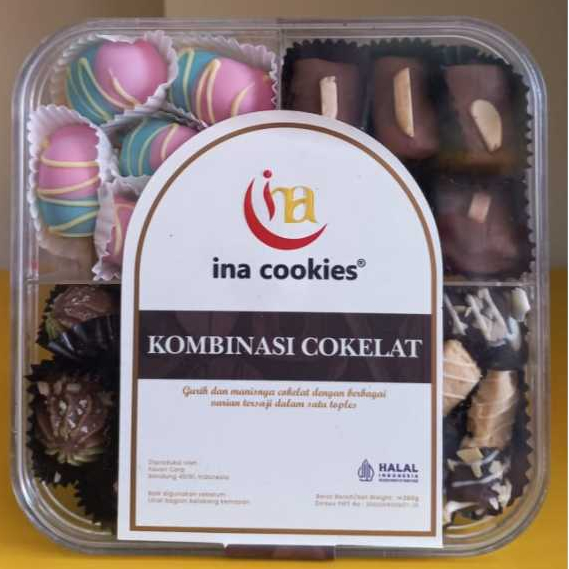 

Kombinasi Cokelat - Kue Kering Premium Toples Kombinasi by Ina Cookies