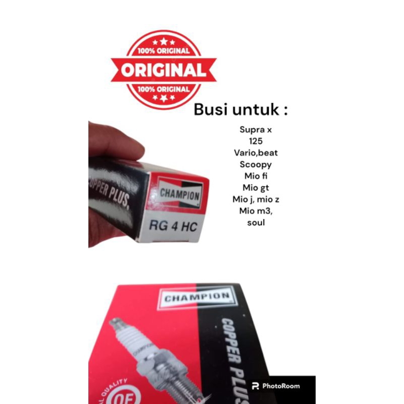 Busi Panjang Merek Champion Ori Asli 100%