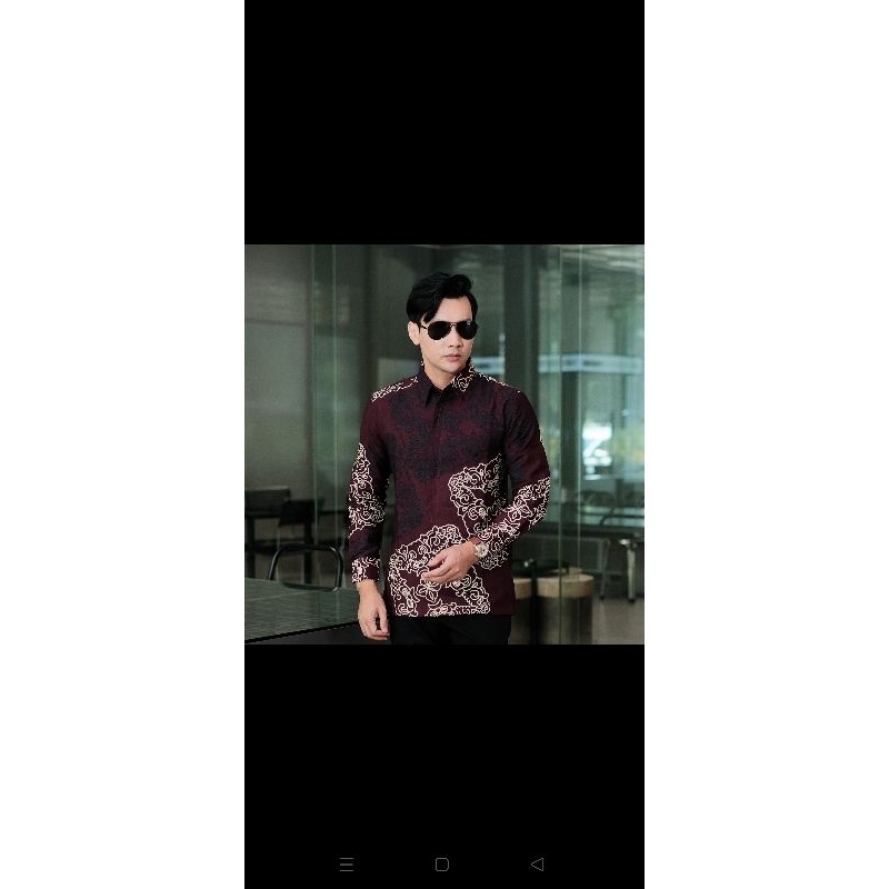 PANGESTU Kemeja Batik Pria Baju Batik Kantor Pria