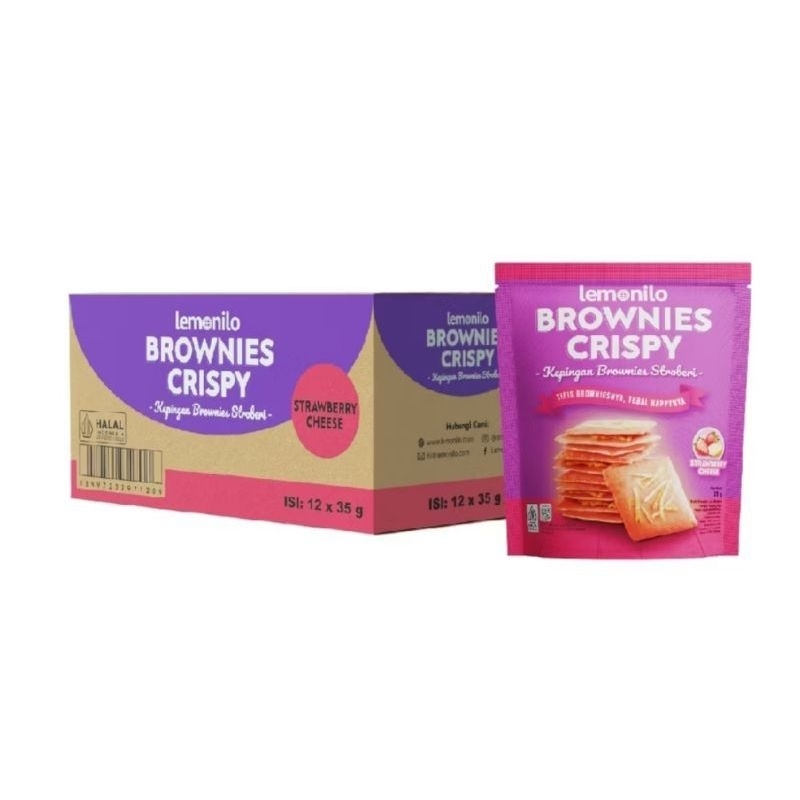 

Lemonilo Brownies Crispy Strawberry 35gram