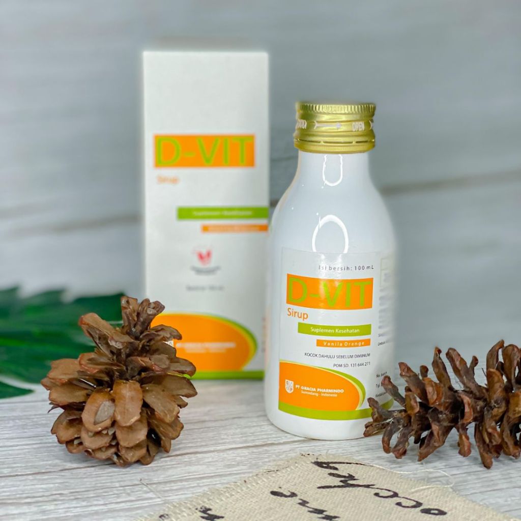 D-VIT Sirup , D-Vit Sirup Anak , D-Vit Syrup Bayi , D-Vit 100ml , D-vit suplemen Cair Anak