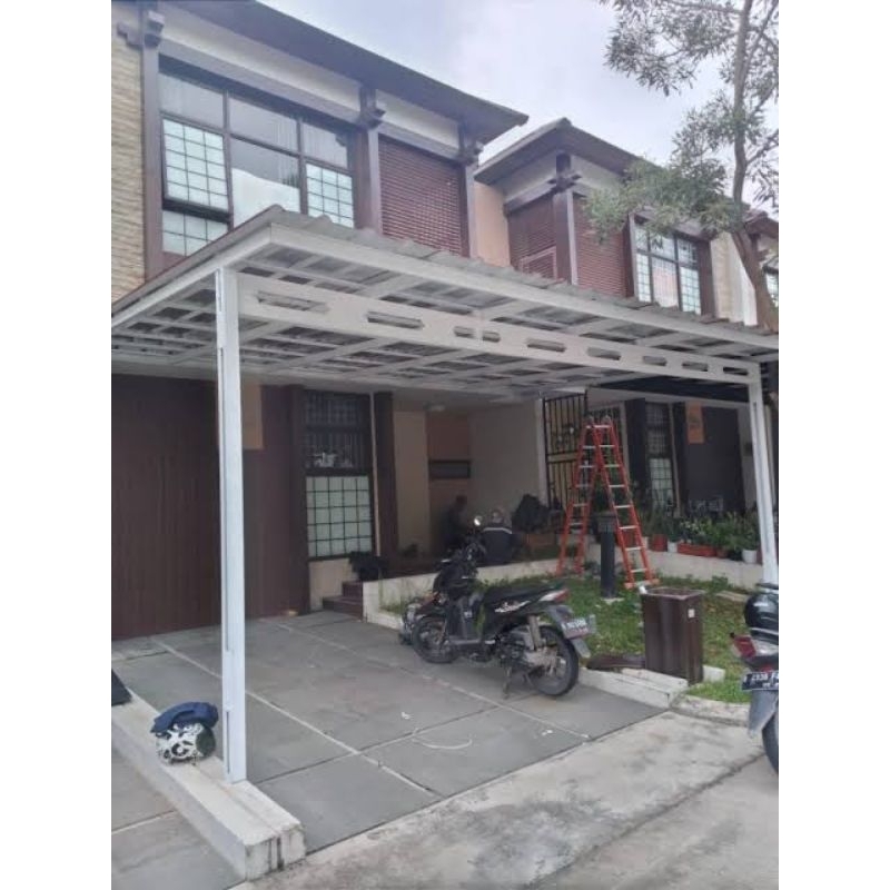 Kanopi Baja Ringan Atap Spandek Pasir