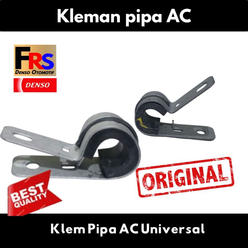 Kleman Pipa Allumunium AC Selang AC mobil Universal Klem selang AC 1/2 klem pipa AC 1/2 mobil Univer