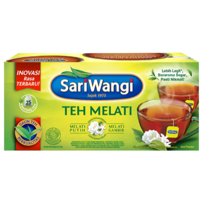 

Sariwangi Teh Melati Inner Box Kardus Isi 25 tea bag