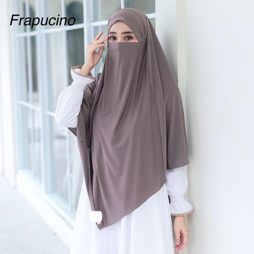 sarie_fashion Ainun Hijab Jilbab French Khimar Kerudung Bergo Instan Cadar Jumbo Tali Syari Jersey