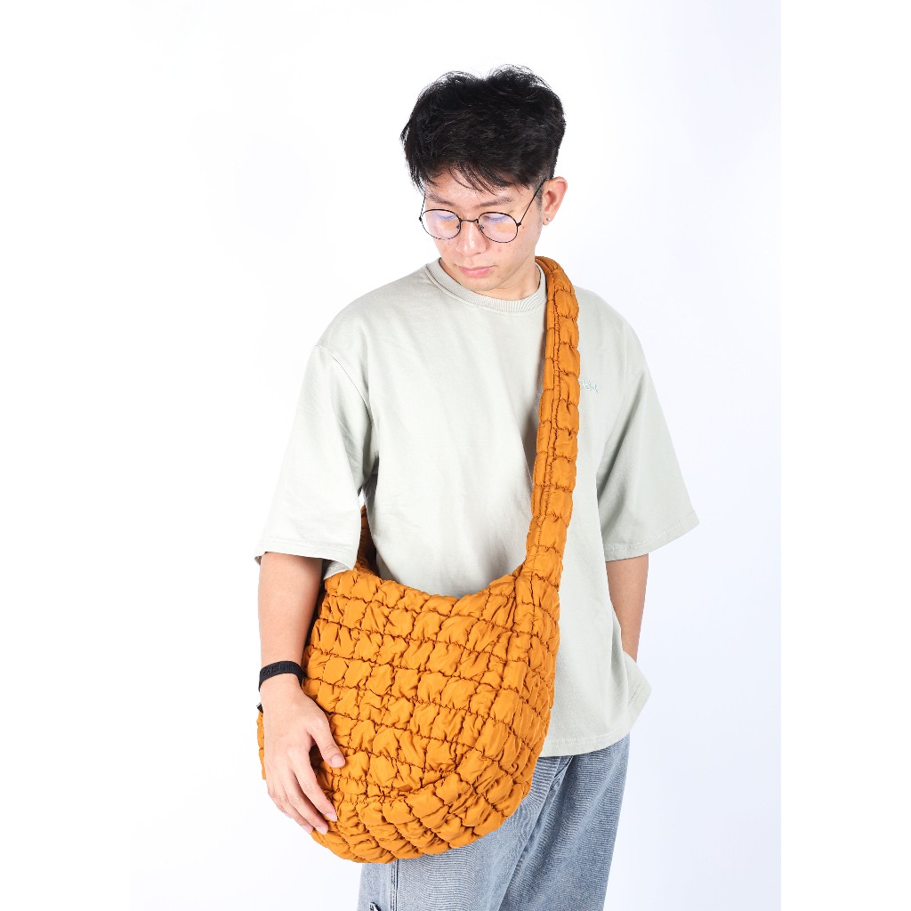 TheCOURSE –  Moonroe XLarge Nylon Bag | Shoulder Bag | Sling Bag | Bag Daily| Tas Konser | Puffy Bag