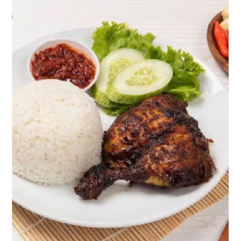 

paket ayam kalasan, nasi dan minum kecil order malam