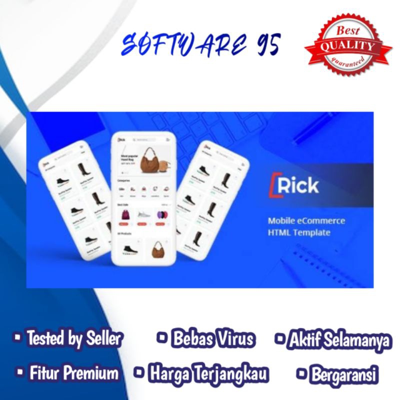 Rick – Bootstrap Mobile eCommerce HTML Template