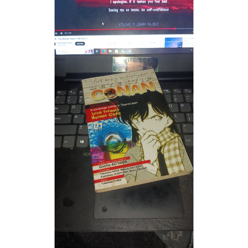 light novel detektif conan love formula murder case bekas murah ori