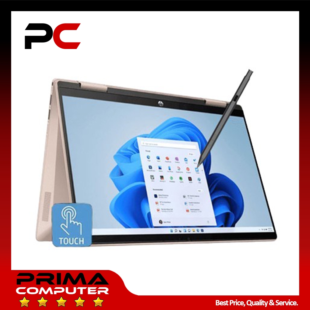 HP PAV X360 14-ek2666TU Rose gold--EVO Intel Core i7 150U 512GB SSD 16GB W11 + OHS 2021 14" FHD Inte