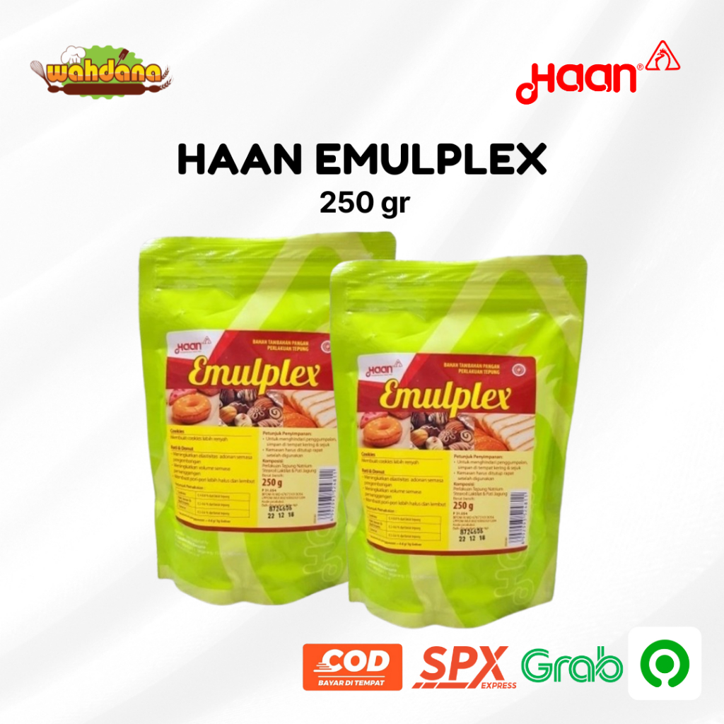 

HAAN Emulplex Pengembang Roti Perenyah Kue 250 gr