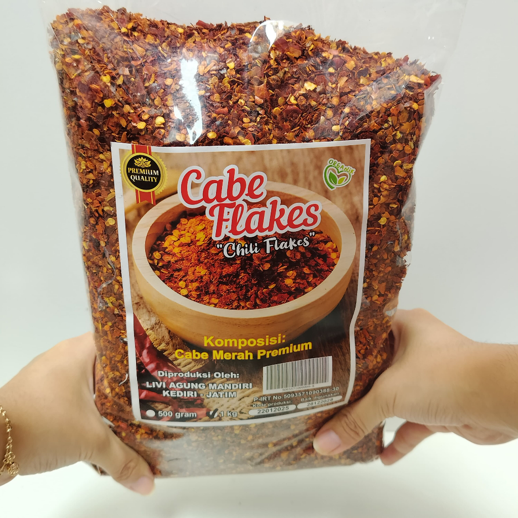 

RB CABE GILING KASAR - RED HOT CHILI FLAKES GRADE A