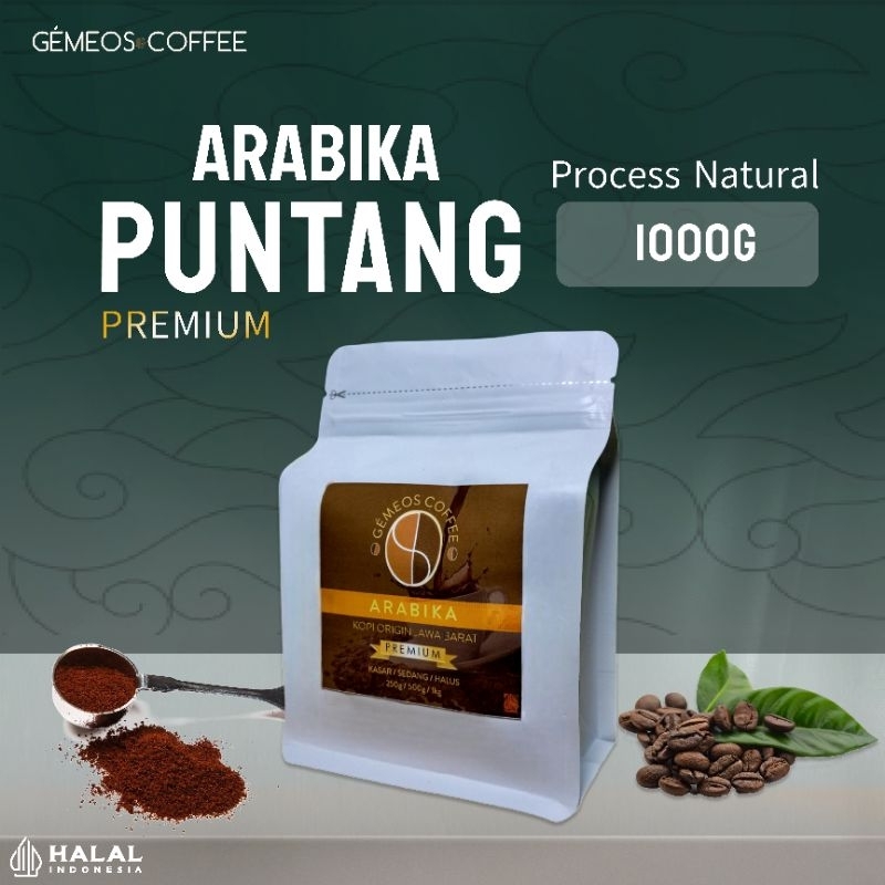 

PREMIUM Kopi Puntang Jawa Barat Arabika - Bubuk Murni 100% - 1kg