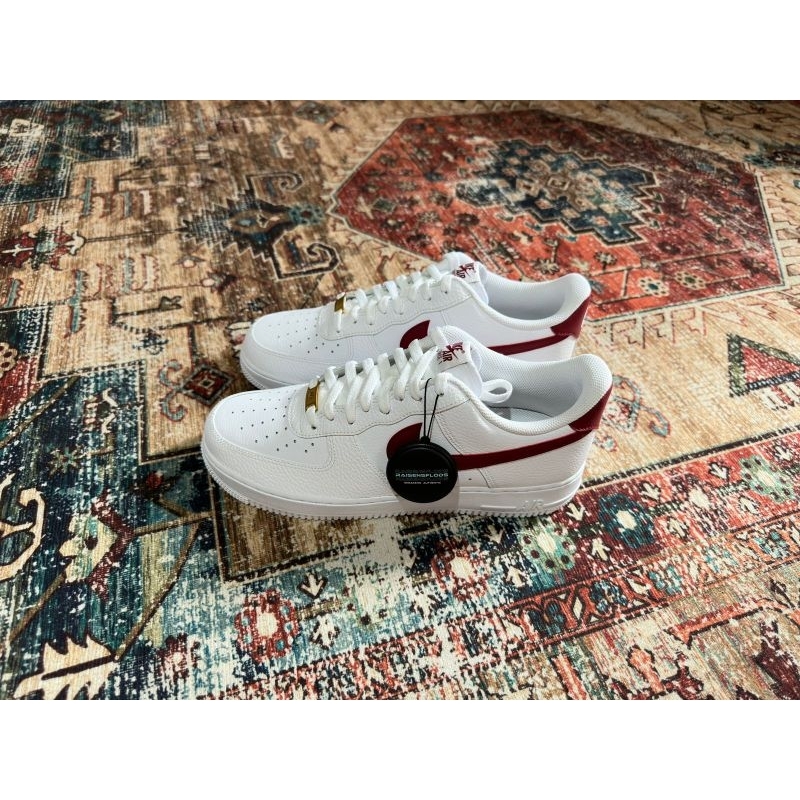 Nike Air Force 1 Low White Team Red (100% Original)